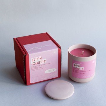 pink castle粉紅城堡:為內心受驚的孩子建造一座城堡190g香氣蠟燭