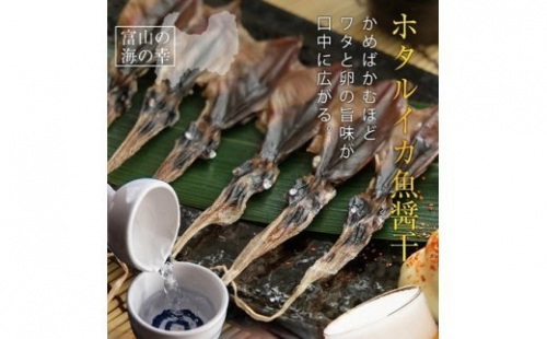 越中氷見屋　ホタルイカ 魚醤干し 18尾入り × 5袋　