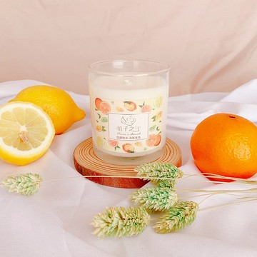 天然手工香氛蠟燭 恬靜時光-清新果香| 交換禮物| 聖誕禮物