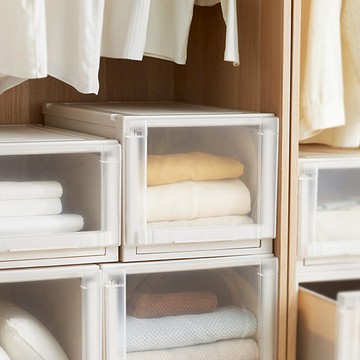 Fits unit 35面寬單層抽屜收納箱-高30CM-3入 單一規格