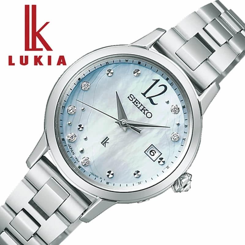 SEIKO　LUKIA レディース腕時計　 電波ソーラー 9月7日発売》セイコー ルキア LUKIA Grow ピオニーホワイト 芍薬