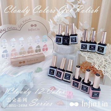 💗免運台灣出貨【✨Infin.Lin 清晰系列】美甲 雲朵膠 光撩指甲油 檢定用 甲油膠 色膠 光撩 指甲油 指甲油膠