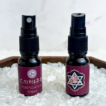 [水晶專賣24h出貨]靈性之光 頂輪淨化噴霧 尤加利&茶樹 負能量淨化 水晶消磁 七脈輪 冥想 淨化