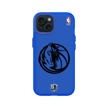 iPhone 15 Clear 激光藍 - NBA - B&W-達拉斯獨行俠 Dallas Mavericks B&W