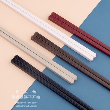 合金筷子家用高檔精致防滑防霉耐高溫不發霉精致高端家庭2021新款