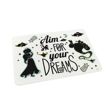 台灣製造 正版授權 迪士尼 公主系列 珪藻土吸水地墊-剪影茉莉60*40*0.9cm_廠商直送