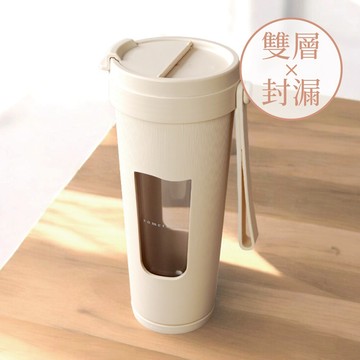 【防御工事】somethin' 隨芯杯 530&750ml｜雙層、雙飲、不怕漏的MIT飲料杯