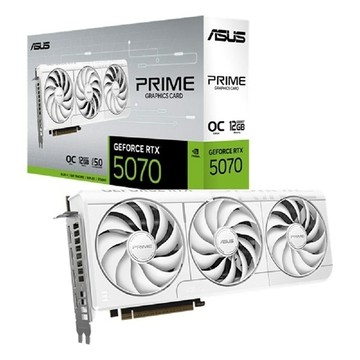 華碩 ASUS PRIME GeForce RTX 5070 12GB GDDR7 OC 超頻版 White Edition 顯示卡(白) (PRIME-RTX5070-O12G-WHITE)