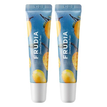 FRUDIA 台灣公司貨確 認過嘴唇 蜂蜜芒果柔嫩唇膜 水果籽油 神經醯胺 溫和角質調理  2條  1入