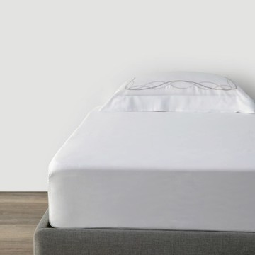 克萊歐500織天絲床包加大 沙石白