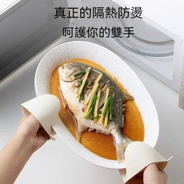 台灣出貨📦硅膠手套 取盤夾 手套夾子 手套夾 矽膠夾 隔熱手套 防燙手夾 防燙手套 加厚隔熱手套 微波爐手夾 防滑防燙夾