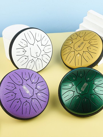 空靈鼓 魯儒空靈鼓兒童初學6寸11音8音品牌蓮花色空鼓樂器【MJ192827】