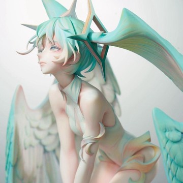 新款GK初音手辦未來動漫潮玩極光模型擺件禮物場景周邊桌搭發完