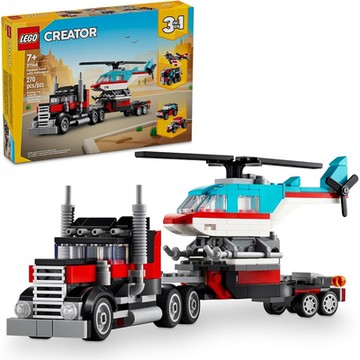 樂高LEGO 創意大師系列 - LT31146 平板卡車和直升機