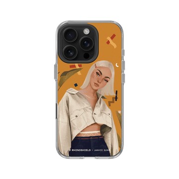 iPhone 16 Pro Clear Case（相機按鈕） 透明 - Janice Sung - Anabelle 安娜貝爾