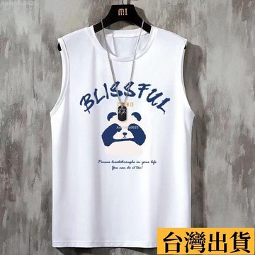 🌈台倉出庫🌈 男裝青少年夏季跑步健身無袖冰絲網眼T恤上衣百搭小眾坎肩運動背心