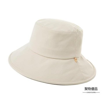 遮陽帽韓版百搭帽子女夏快回彈漁夫帽文藝防曬【聚物優品】