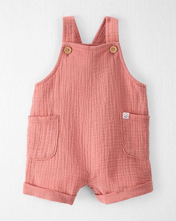 Baby Organic Cotton Gauze Shortall