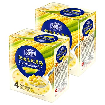 3點1刻 奶油玉米濃湯  72g  2盒