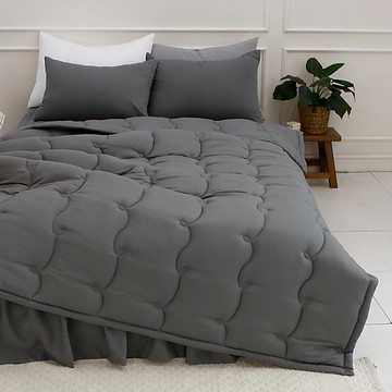 Beaumonde 柔軟水洗法蘭絨薄被  灰色  190 x 200cm