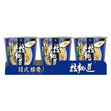 【統一】拉麵道-日式豚骨風味杯麵73gx3入/組