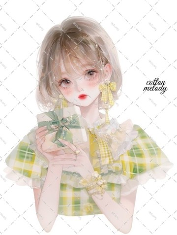 原創貼紙 no.8124 人物貼紙 原創貼紙 人物貼紙 女孩貼紙 原創人物貼紙