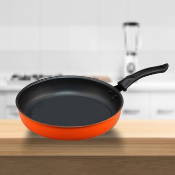 巧藝鍋航鈦備長炭遠紅外線不沾平底鍋-32cm-無蓋 (贈購物袋)