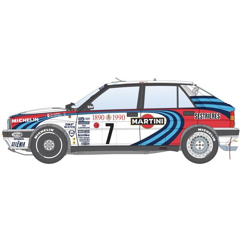 イタレリ 1/12 ランチア デルタ HF インテグラーレ 16V マルティニ ラリー Italeri LANCIA DELTA HF  INTEGRALE MARTINI プラモデル | LINEブランドカタログ