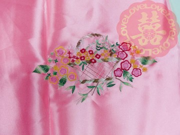 k金綢 燙金簽名綢 繡花綢 紅喜巾 妙妙屋禮贈品嫁妝文具繡花綢大通用