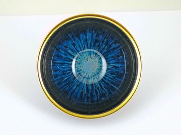 【大立窯】鎏金蒼穹藍 天目杯 ( 9 x 5公分款-1入/盒 )