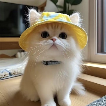 ⚡免運臺灣有貨⚡貓咪帽子露耳朵英短銀漸層夏季防曬遮陽帽太陽帽小狗狗戶外漁夫帽