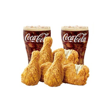 【麥當勞】原味麥脆鷄腿6塊+可樂(中)X2 好禮即享券