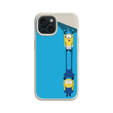 iPhone 15 SolidX 貝殼灰 - Minions - Minions - Hang in there