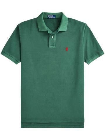 Polo Ralph Lauren - Polo Pony-embroidered polo shirt - men - Cotton - XS - Green