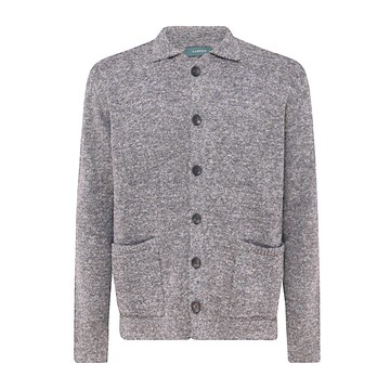 Zanone - Grey Virgin Wool Blend Cardigan