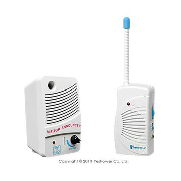 VA-03 無線來客報知器/無線子機攜帶方便距離約100米/迎賓器/雙向4種語音/紅外線感應/音量調整/台灣製造/一年保