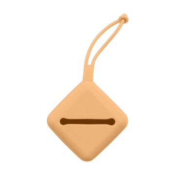 丹麥BIBS - Pacifier Case 矽膠奶嘴收納盒-南瓜橘