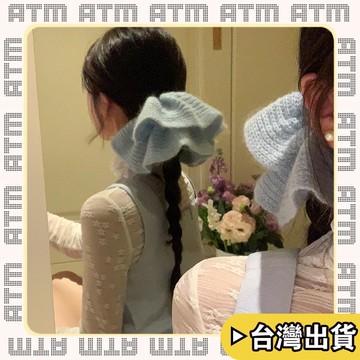 🔥臺灣出貨🔥可開發票✅輕飾時光秋冬軟糯毛線大腸髮圈頭繩女毛絨針織超大號溫柔氣質馬尾皮筋發繩
