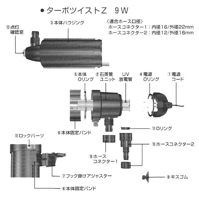 ターボツイスト 18w 殺菌灯 ②