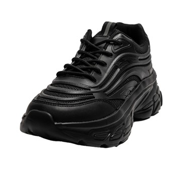 經典透氣網布綁帶老爹鞋(黑)＊ an.an【18-23015bk】【現貨+預購】