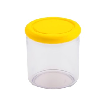 omADA 簡約設計密封抗菌儲存罐 S2031 尺寸:11*9CM  500ml  黃色  1個