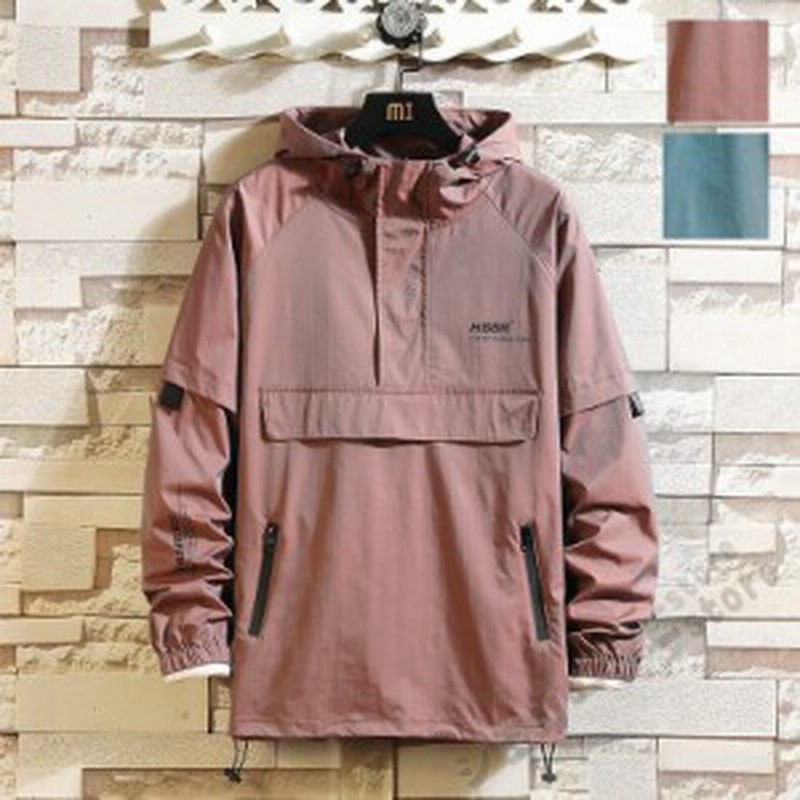 コーチジャケット メンズ アウター ジャケット ビッグシルエット 秋 秋服 ブルゾン ジャンパー アウトドア 大きめサイズあり レッド ブル 通販 Lineポイント最大4 0 Get Lineショッピング