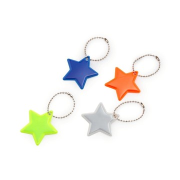 petit main 品牌旗艦店【通園通學】星星反光吊飾【BR】【日本直接出貨】