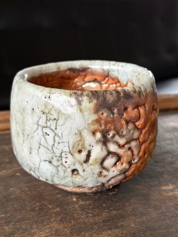 純粹製陶 - 柴燒志野釉茶碗