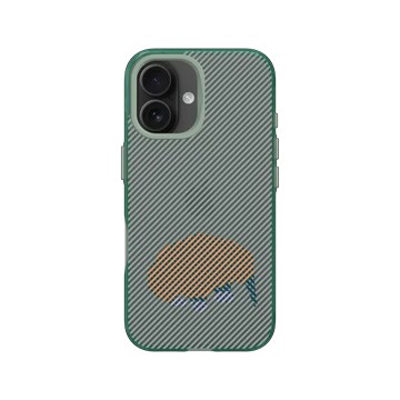 iPhone 16 JellyTint 憂墨綠 - None - 長吻針鼴 - 線條版