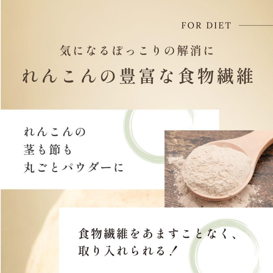 れんこんパウダー 風土日和 210g（70gx3袋） 国産 無農薬 粉末 離乳食 食物繊維 レンコン パウダー ヨーグルト 熊本県産 蓮根粉 料理