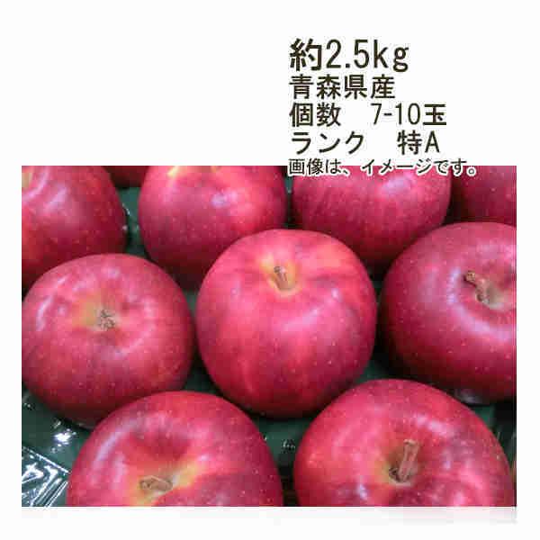 送料無料 ジョナゴールド 青森県産 その他 約2.5kg 個数 7-10玉 ランク 特A 秀