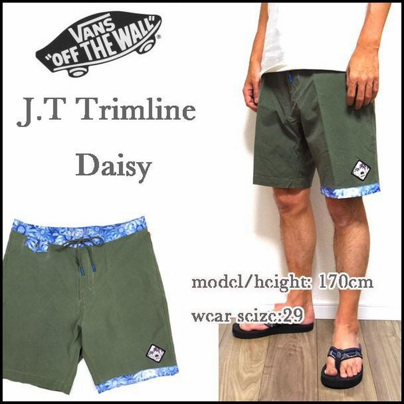 バンズ 水着 サーフパンツ メンズ VANS JT TRIMLINE DAISY ボード