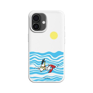iPhone 16 SolidX 白 - 史努比 Snoopy - Dive Dog