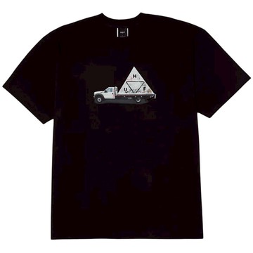 【HUF】HF251A10800 HIGH CLEARANCE TEE 短T (黑色)